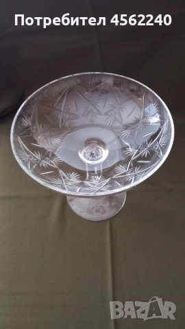 Кристална фруктиера, снимка 2 - Аксесоари за кухня - 51673941