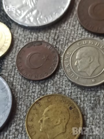 Турски монети различни години, снимка 2 - Нумизматика и бонистика - 33864236
