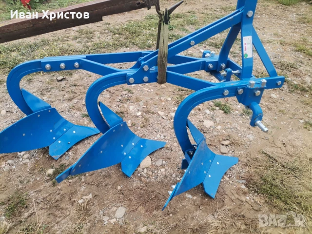 Плуг UNLU НОВ 3x(8номер)23, 25-2400 лв. за малък тракто от 35 до 55 кс., снимка 4 - Селскостопанска техника - 50940251