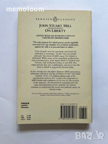 John Stuart Mill - On Liberty, снимка 2 - Специализирана литература - 52762871