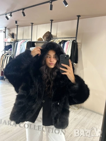 пухено палто , снимка 13 - Палта, манта - 52106986