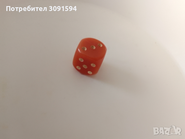    Старо бакелитово зарче за игра 5 грама -2 см, снимка 2 - Други ценни предмети - 44736739