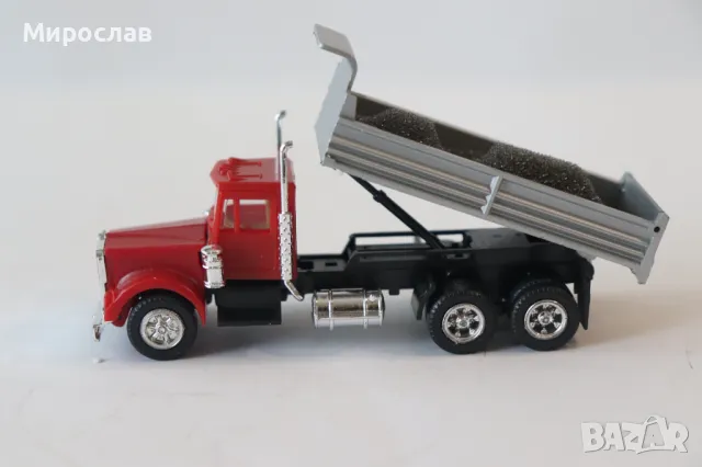 HERPA 1:87 H0 USA САМОСВАЛ ТИР КОЛИЧКА МОДЕЛ КАМИОН, снимка 6 - Колекции - 49918222