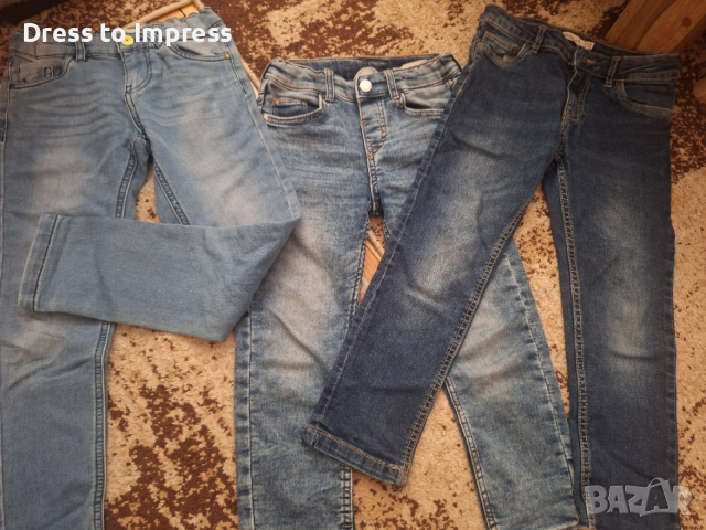 сет детски маркови дънки 110/116