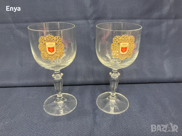 Чаши с лого "Vinimpex" - единствени по рода си от 80-те години, снимка 3 - Антикварни и старинни предмети - 51165421