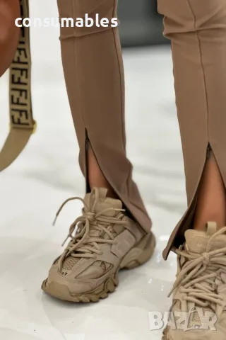 панталон клин Beige с ципове на Avin, снимка 2 - Клинове - 56235686