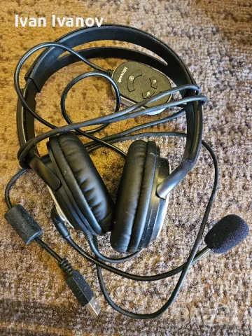 Стерео слушалки с микрофон , снимка 5 - Слушалки за компютър - 49974005