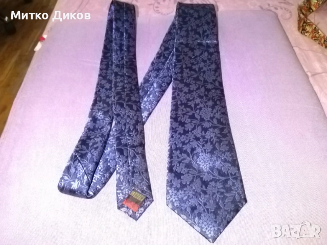 Zodiac premium pure silk tie вратовръзка нова маркова100% коприна маде ин Итали