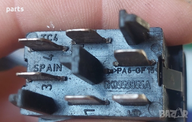 Бутон Ел.Стъкла Сеат Ибиза - Кордоба - VW Поло - 6K0959855A, снимка 5 - Части - 51775109
