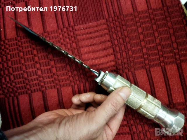Нож изработка във Военните ни заводи, модел РАМБО - Сафари - Пума, снимка 5 - Ножове - 40981477