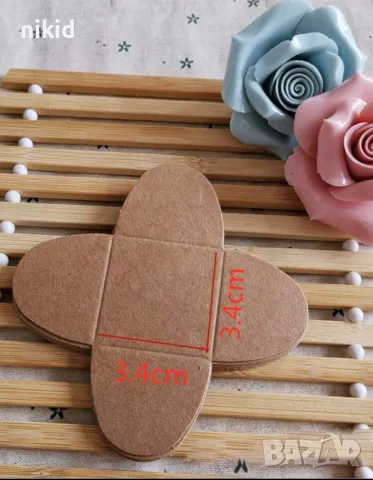 10 бр картонени подложки поставки за кошнички капсули за бонбони кутия , снимка 2 - Други - 48182674