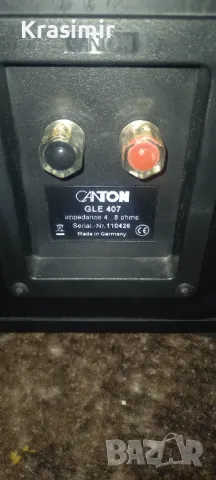 Hi-Fi колони Canton GLE 407 – 2.5-лентови, 170W, Черни Почти перфектно състояние , снимка 4 - Тонколони - 50318236
