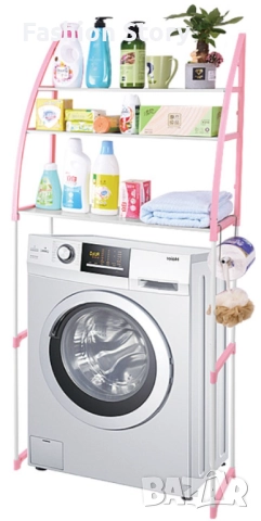 Метална етажерка за над пералнята   с три рафтаж - вар. за над пералня - СИН ЦВЯТ САМО! ПРОМОЦИЯ, снимка 3 - Други - 51455369