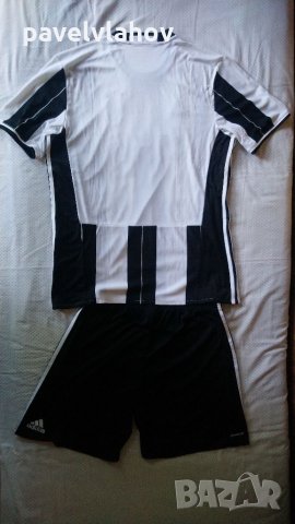 Екип "Adidas" - тениска и къси панталони "Ювентус" - размер L, снимка 4 - Спортни дрехи, екипи - 33841891