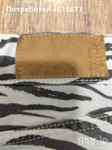 къси дънки с висока талия на Zara, снимка 5 - Къси панталони и бермуди - 52336616