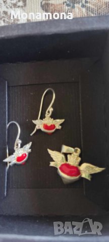 Нежен сребърен комплект 