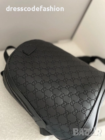 Кожена Раница Guc*i, снимка 8 - Раници - 53803939