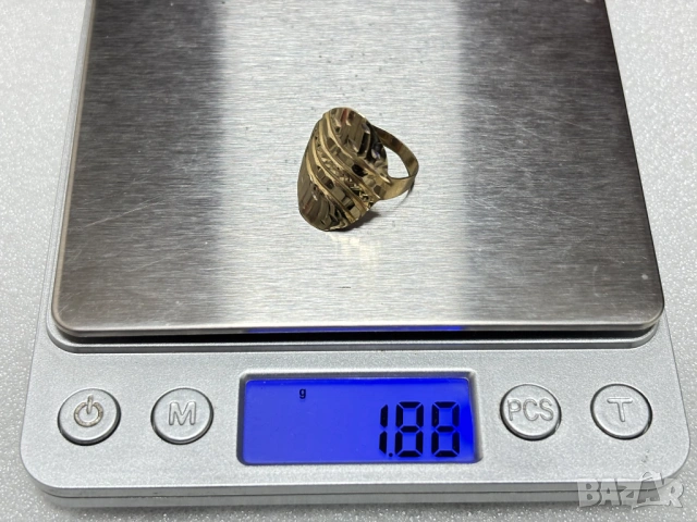 Дамски Златен Пръстен-1,88 грама, 14К (проба 585), снимка 8 - Пръстени - 53642157