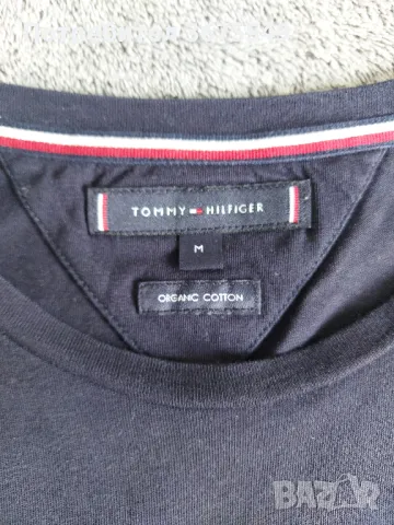 Тениска Tommy Hilfiger Organic Cotton T-shirt - размер M, снимка 3 - Тениски - 50255105