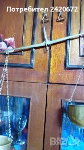 месингов  кантар везна, снимка 7 - Декорация за дома - 52985410