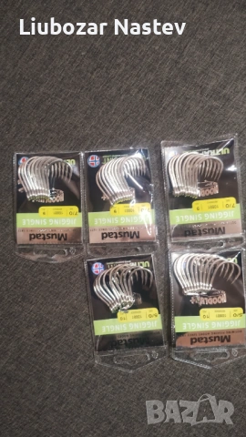 Комплект куки за сом Mustad, снимка 5 - Такъми - 53124452