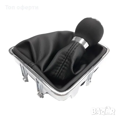 Топка за скоростен лост с маншон съвместима с VW  Seat с 6 скорости - черен конец, снимка 2 - Аксесоари и консумативи - 48700540