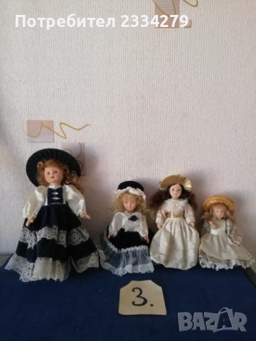 Мини порцеланови кукли, ръчно рисувани, леонардо и други средни порцеланови кукли, снимка 13 - Колекции - 49664201