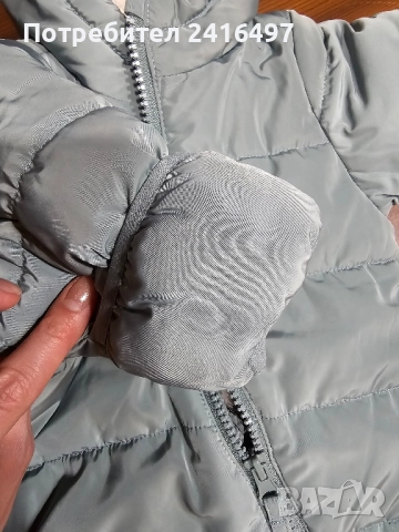 Зимен гащеризон с мъхеста подплата H&M, снимка 4 - Детски якета и елеци - 52541557