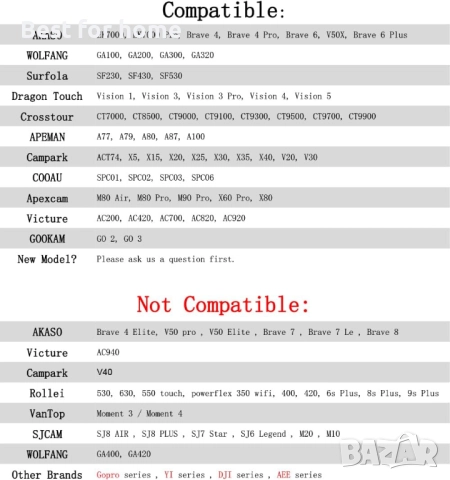 Батерия за екшън камера 3 x 1050mAh, снимка 3 - Батерии, зарядни - 52573264
