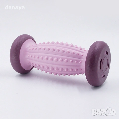 6462 Масажен ролер за крака и мускули с шипове – ролер масажор за фасция и облекчаване на напрежение, снимка 6 - Масажори - 53730700