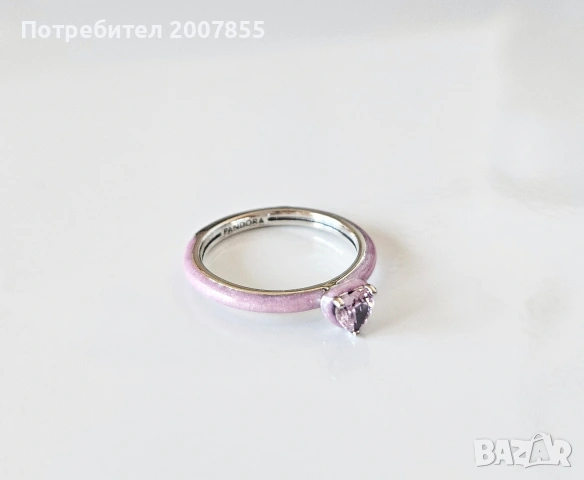 Pandora Me пръстен Аз обичам сребърен , снимка 4 - Пръстени - 53790632