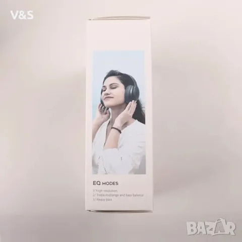 DOQAUS Bluetooth слушалки Over-Ear [до 90 часа] Безжични Bluetooth слушалки с 3 EQ режима, HiFi стер, снимка 12 - Bluetooth слушалки - 48082308