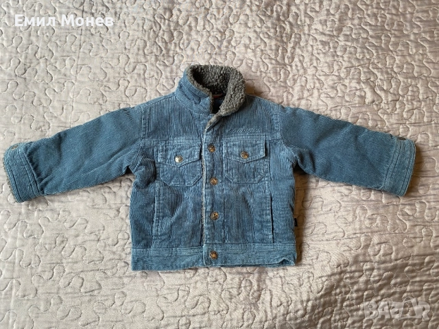 Детско джинсово яке Cottonfield 80 размер, снимка 2 - Бебешки якета и елеци - 52259022