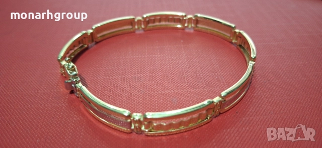 Златна гривна , снимка 2 - Гривни - 52356538