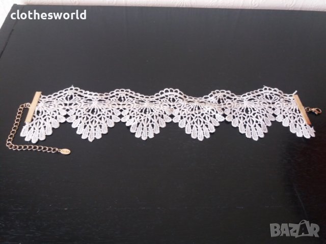 Бяло дантелено колие, снимка 8 - Колиета, медальони, синджири - 40955516