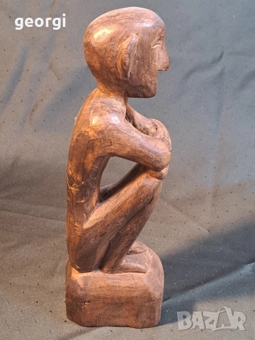 дървена статуетка дърворезба 27/2, снимка 3 - Статуетки - 51460831