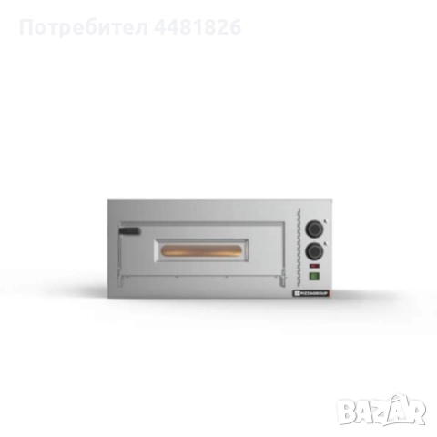 Професионална електрическа пица фурна с каменна плоча