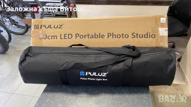 Мини фото студио PULUZ LED 25 см, снимка 1 - Светкавици, студийно осветление - 39626583