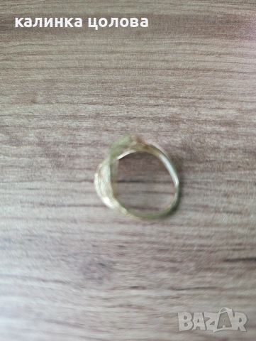 Златен пръстен , снимка 2 - Пръстени - 53305169