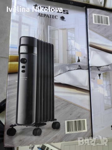 Маслен радиатор Taurus Agadir Malbork 1500W/2500W– мощно отопление с ECO режим, програмируем таймер , снимка 2 - Печки, фурни - 51506749