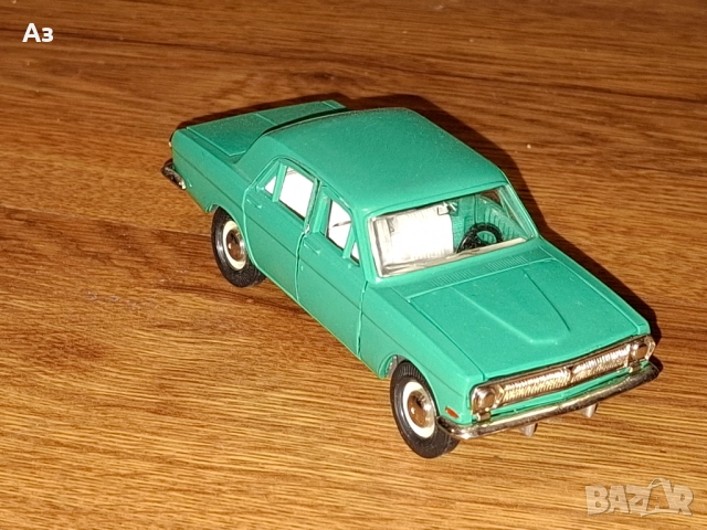 Стара руска метална кола Волга ГАЗ-24 A14 в мащаб 1:43 Сделано в СССР Made in USSR, снимка 2 - Колекции - 52287297