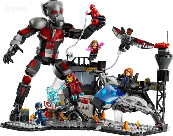 НОВО ЛЕГО 76314 Супер Хироус Войната на героите LEGO 76314 Super Heroes-Captain America: Civil War , снимка 2 - Конструктори - 50513671