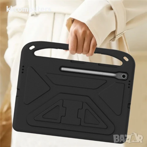 Samsung Galaxy Tab S10 FE+ Детски Калъф с Дръжка, Стойка и Скрийн Протектор – 6 Цвята, снимка 10 - Калъфи, кейсове - 50845696