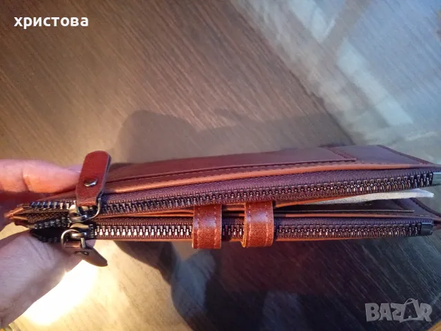 Голямо кожено портмоне, снимка 6 - Портфейли, портмонета - 49048839