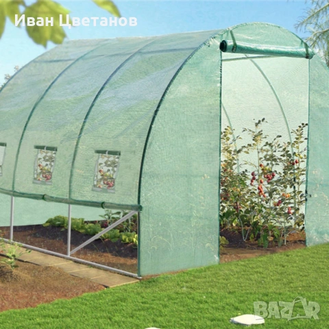 Здрава конструкция за оранжерия - поцинковани тръби и лесен монтаж