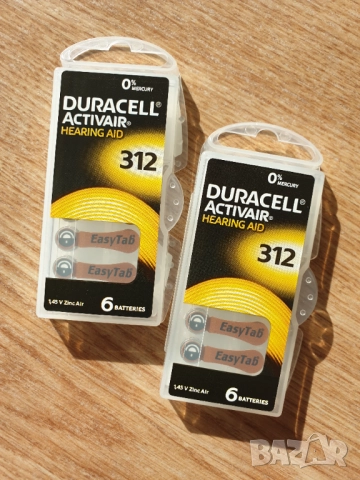 Батерии за слухов апарат DURACELL 312