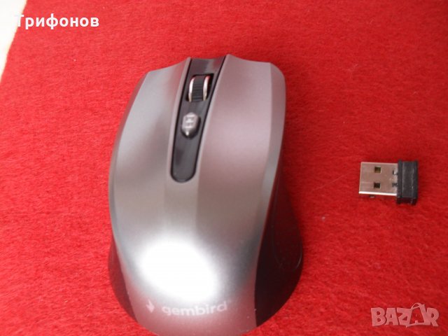 МИШКА НОВА безжична гейм (ОРИГИНАЛ "Gembird" ХОЛАНДИЯ)- 2.4 Ghz 1600 DPI за компютър игра Телевизор , снимка 7 - Клавиатури и мишки - 34438323
