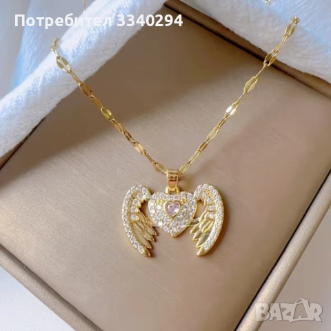 Колиета от медицинска стомана, снимка 4 - Колиета, медальони, синджири - 46750352