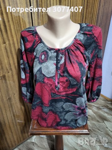 Красива всекидневна блуза, снимка 1 - Блузи с дълъг ръкав и пуловери - 42385776
