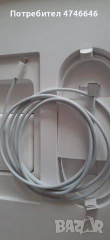 Oригинални 140W зарядно за Apple MacBook, A2452 и кабел MagSafe3 USB-C, снимка 3 - Кабели и адаптери - 53602869